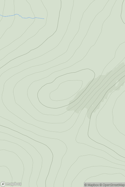 Thumbnail image for Creag Ruadh [Loch Vaich to Moray Firth] showing contour plot for surrounding peak